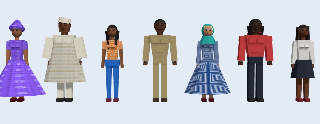 Abuja Life characters in gele, agbada, hijab, corper uniform and more